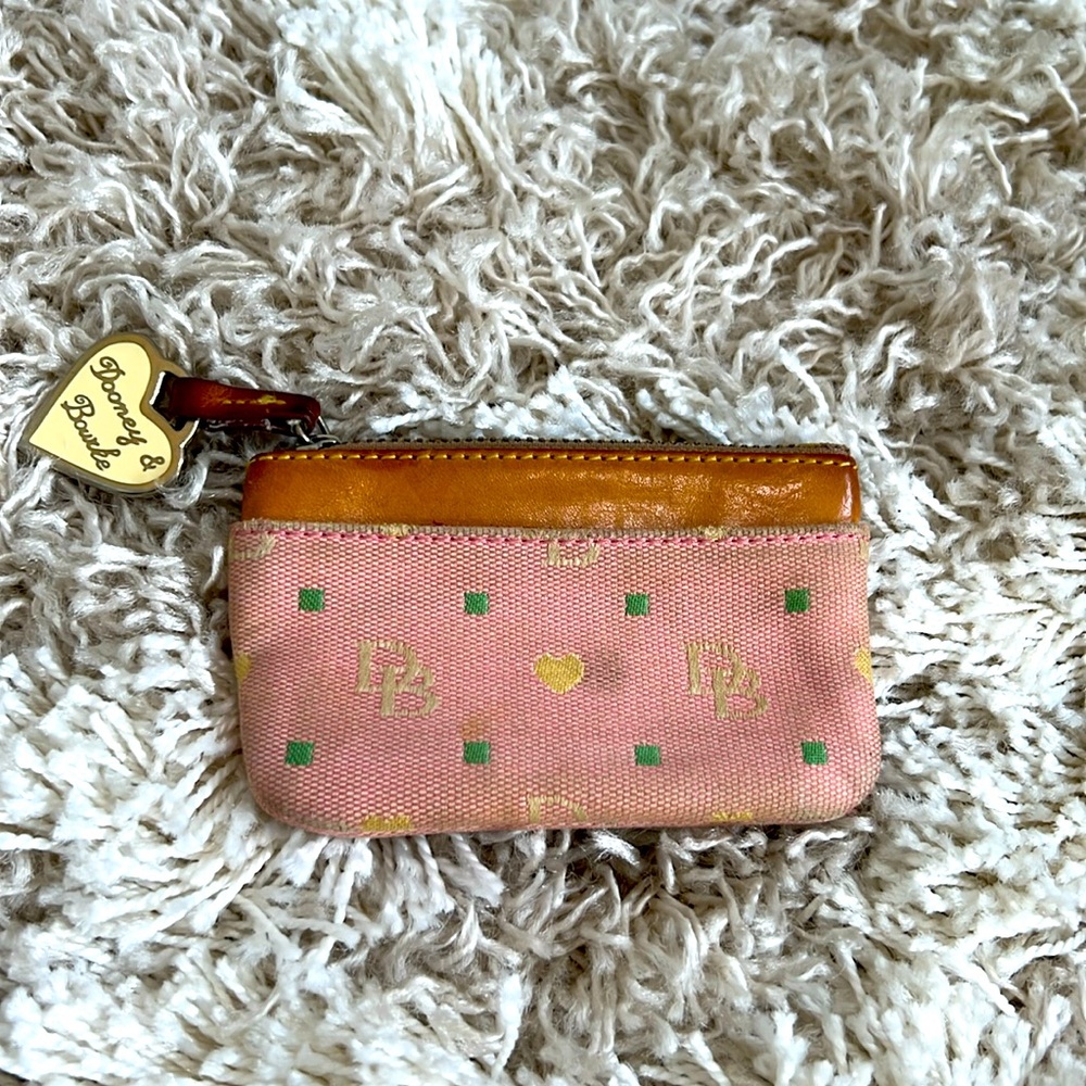 Dooney and Bourke small pink wallet.